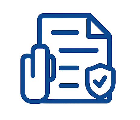 Icono de revisión de contratos