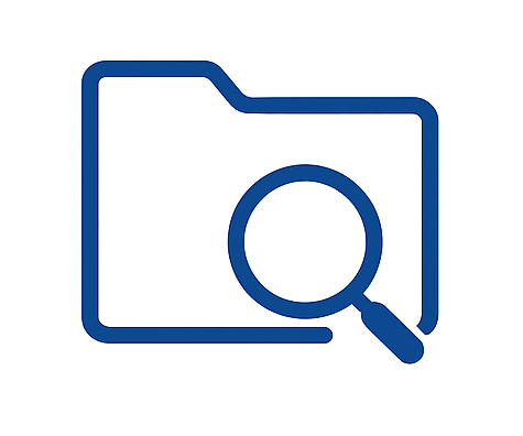 Icono de auditoría legal